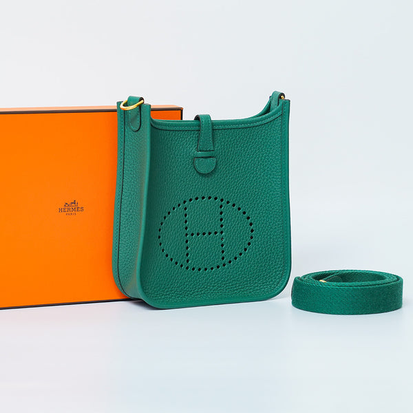 HERMES | MINI EVELYNE VERT MOYEN