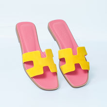 HERMES Oran Sandals | PINK YELLOW