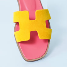 HERMES Oran Sandals | PINK YELLOW
