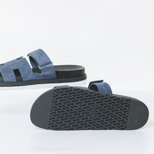 HERMES Chypre Sandals  | Dark Blue