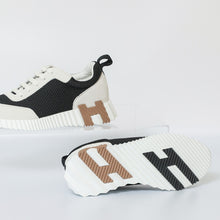 HERMES Bouncing Women's Sneakers |White & Black