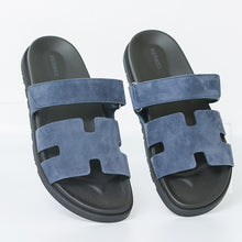 HERMES Chypre Sandals  | Dark Blue