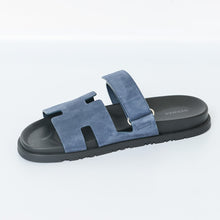 HERMES Chypre Sandals  | Dark Blue