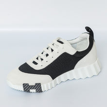 HERMES Bouncing Women's Sneakers |White & Black