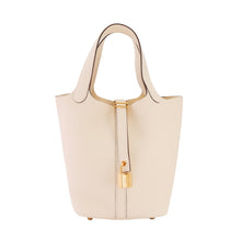 HERMES Cargo Picotin Lock Bag 18 |White