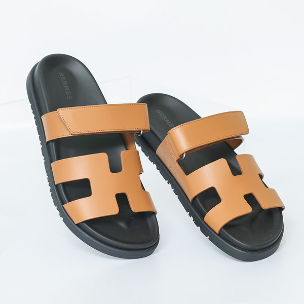 HERMES Chypre Sandals |Gold