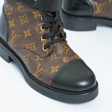 LOUIS VUITTON LV Wonderland Monogram Canvas Martin boots Brown