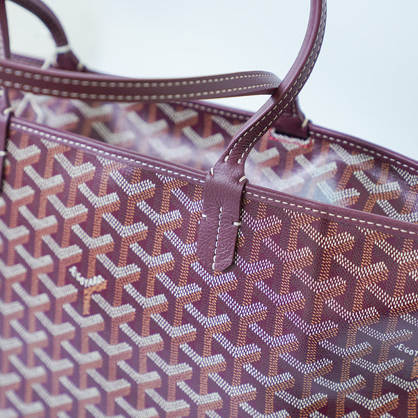 Goyard Saint Louis Tote Goyardine PM Bordeaux