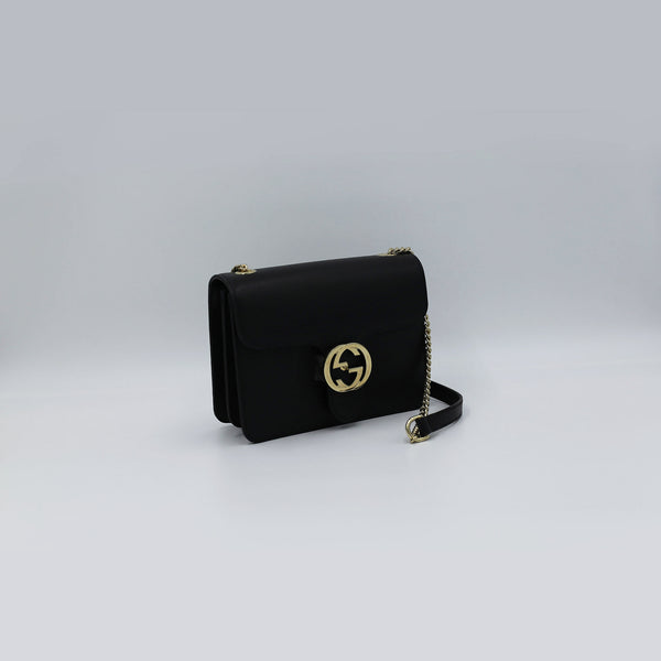 GUCCI Interlocking GG Shoulder Bag Small