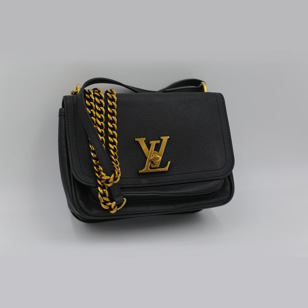 LOUIS VUITTON Lockme Chain Bag |Black