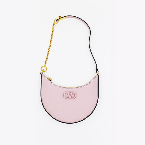 VALENTINO GARAVANI Leather Mini  Hobo  Bag |Pink